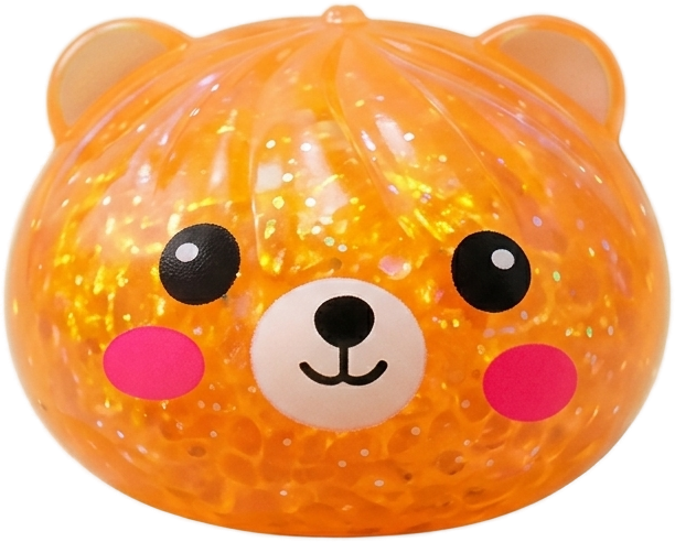 Dumpling Squishy Mystery Glitter Miś ściskany w dłoni
