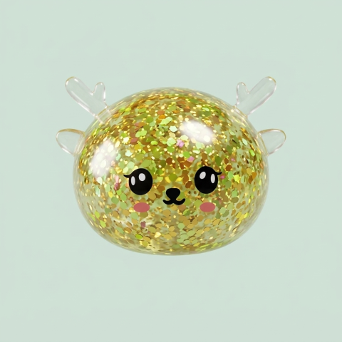 Squishy Dumpling Reindeer Mystery Brokat ściskany w dłoni