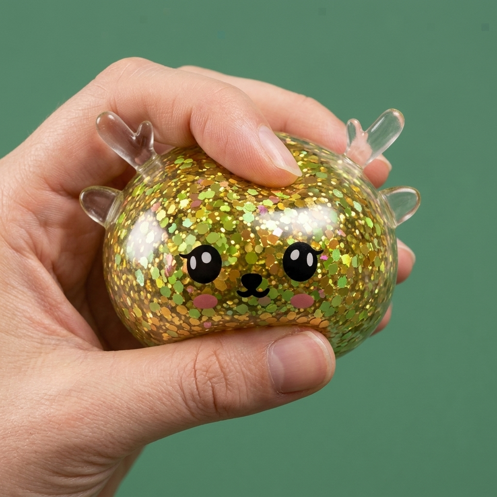 Squishy Dumpling Reindeer Mystery Brokat ściskany w dłoni
