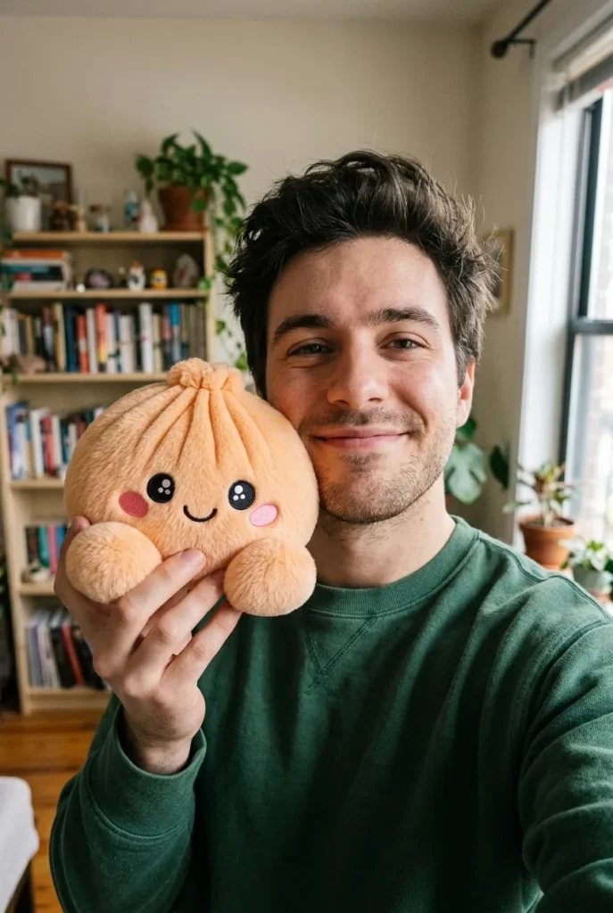 Squishy Dumpling Orange Mandarynkowy na co dzień