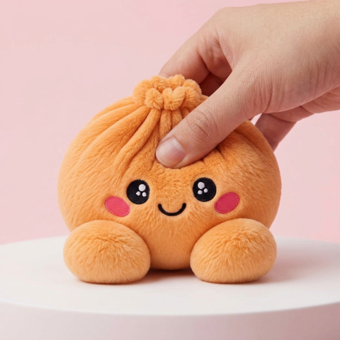 Squishy Dumpling Orange Mandarynkowy ściskany w dłoni
