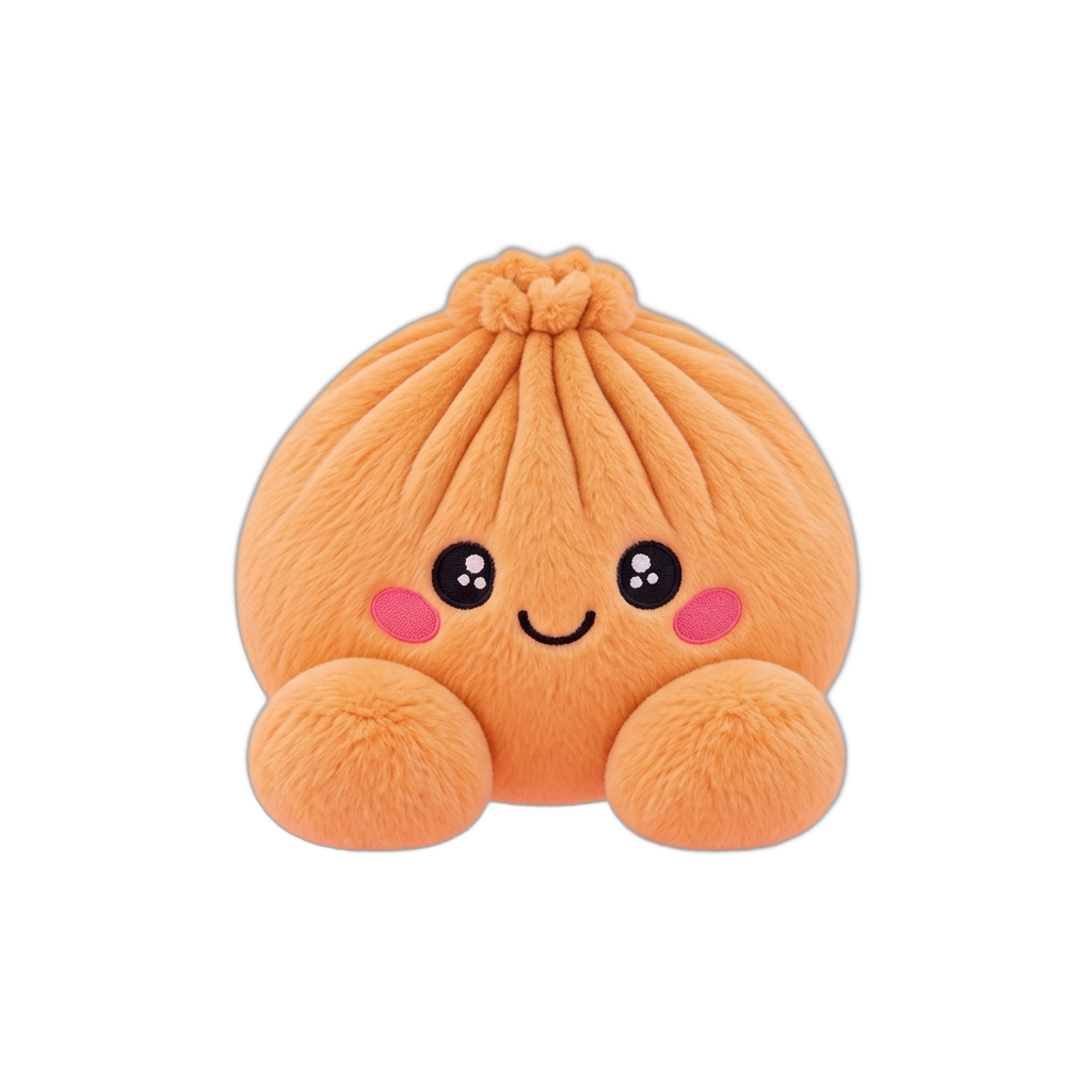 Squishy Dumpling Orange Mandarynkowy ściskany w dłoni