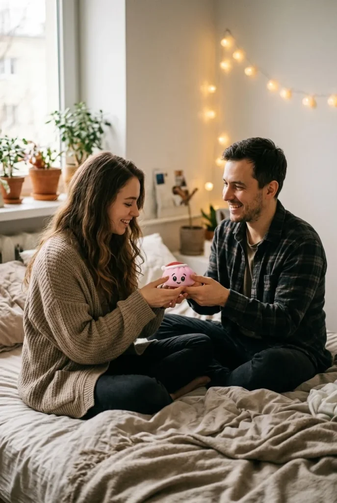 Dumpling Squishy Różowa Czapka Mikołaja jako pomysł na prezent