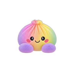 Squishy Dumpling Tęczowy Pastel ściskany w dłoni