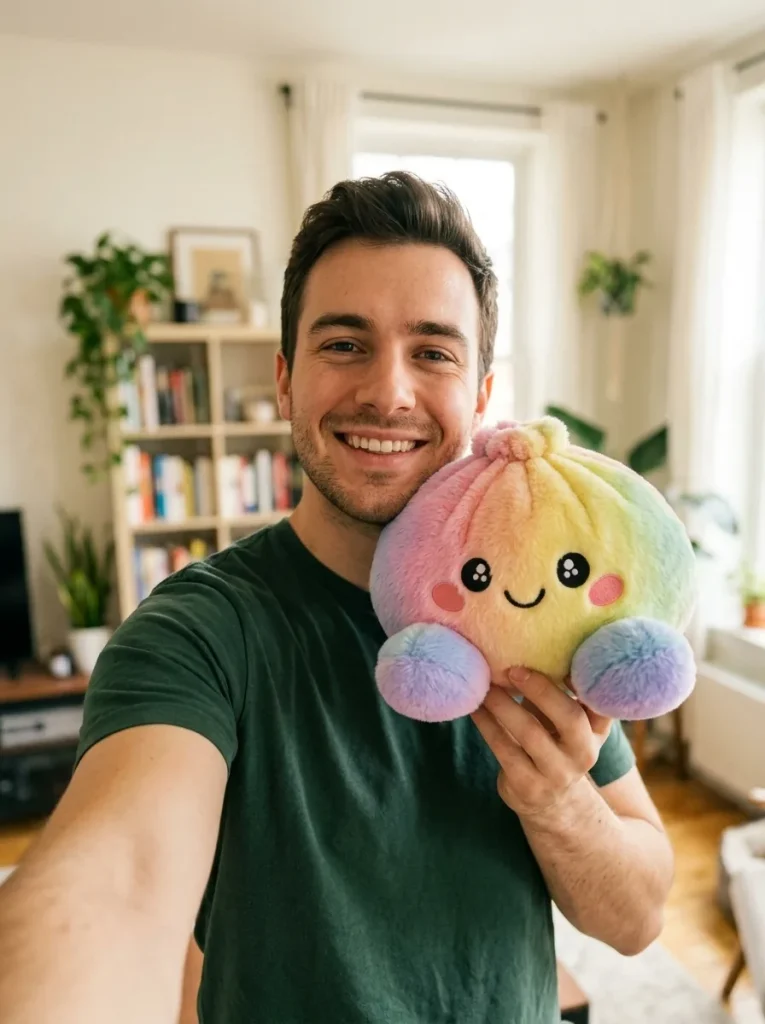 Squishy Dumpling Tęczowy Pastel na co dzień