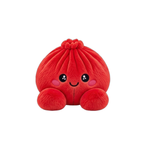 Dumpling Squishy Rubinowa Czerwień Pluszak ściskany w dłoni