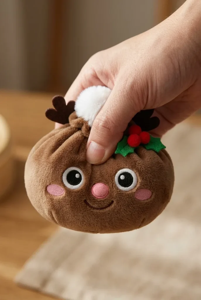 Dumpling Squishy Renifer Świąteczny podczas ściskania