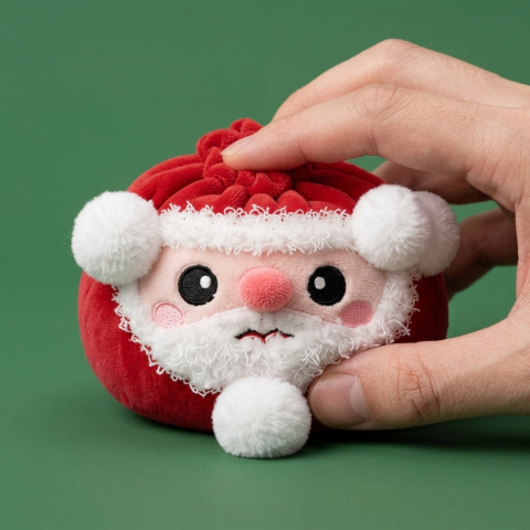 Squishy Dumpling Mikołaj Świąteczny Pluszak ściskany w dłoni