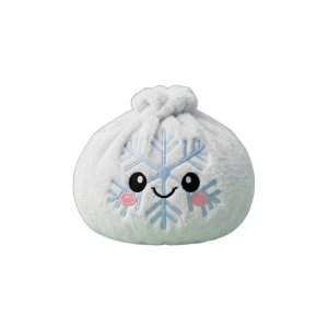 Dumpling Squishy Snowflake Zimowa ściskany w dłoni