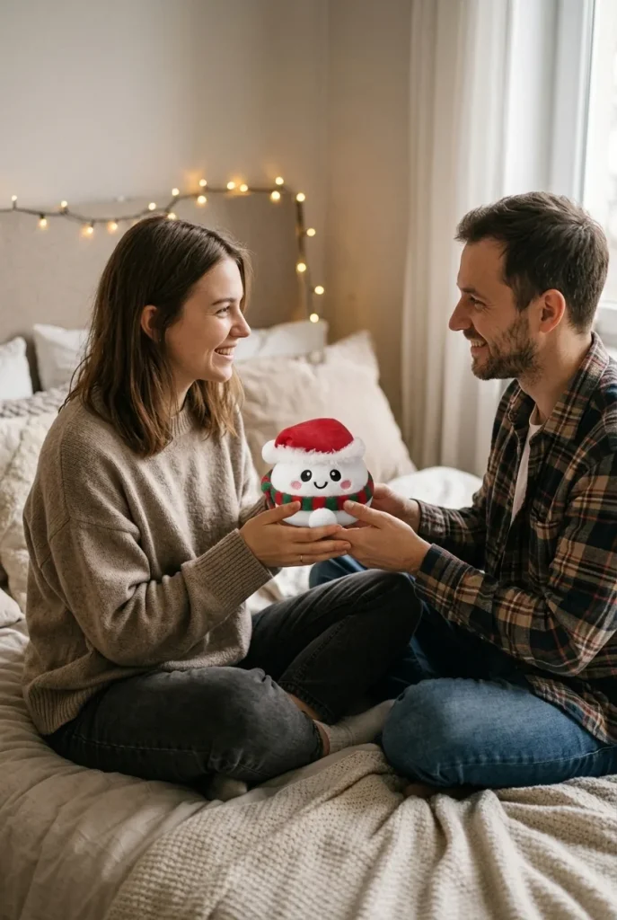 Snowman Dumpling Squishy Świąteczny Bałwanek jako pomysł na prezent