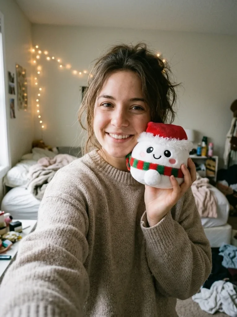 Snowman Dumpling Squishy Świąteczny Bałwanek na co dzień