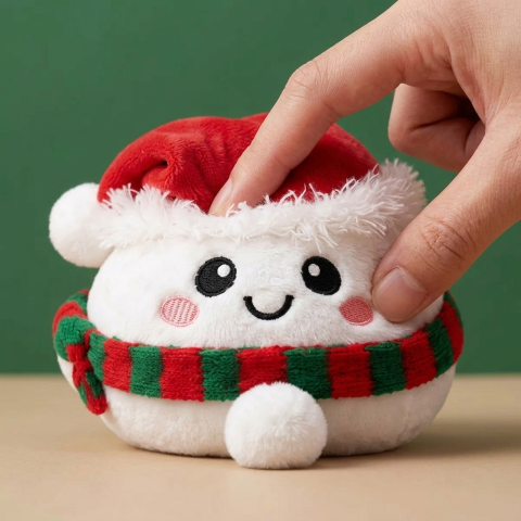 Snowman Dumpling Squishy Świąteczny Bałwanek ściskany w dłoni