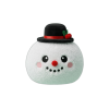 Squishy Dumpling Bałwan w Cylindrze ściskany w dłoni