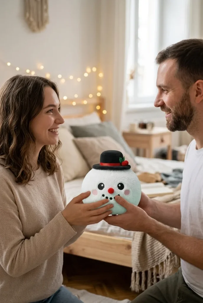 Squishy Dumpling Bałwan w Cylindrze jako pomysł na prezent