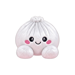 Squishy Dumpling Pluszowy Biały ściskany w dłoni