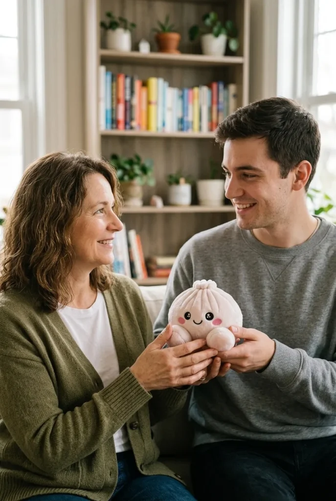 Squishy Dumpling Pluszowy Biały jako pomysł na prezent
