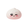 Squishy Dumpling Biały Przymrużone Oko ściskany w dłoni