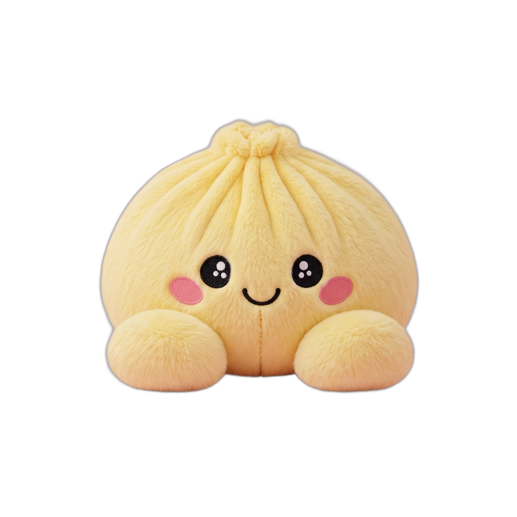 Dumpling Squishy Żółty Cytrynowy ściskany w dłoni